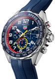 Tag Heuer Formula 1 Red Bull Racing Chronograph Blue Dial Blue Rubber Strap Watch for Men - CAZ101AL.FT8052 Authentic Buy Shop Now