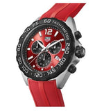 Tag Heuer Formula 1 Chronograph Red Dial Red Rubber Strap Watch for Men - CAZ101AN.FT8055 Authentic Buy Shop Now