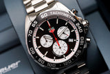 Tag Heuer Formula 1 Chronograph Black Dial Silver Steel Strap Watch for Men - CAZ101E.BA0842 Authentic Buy Shop Now