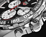 Tag Heuer Formula 1 Chronograph Black Dial Silver Steel Strap Watch for Men - CAZ101E.BA0842 Authentic Buy Shop Now