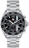 Tag Heuer Formula 1 Chronograph Black Dial Silver Steel Strap Watch for Men - CAZ101H.BA0842 Authentic Buy Shop Now