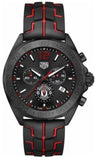 Tag Heuer Formula 1 Manchester United Limited Edition Black Dial Black & Red Rubber Strap Watch for Men - CAZ101J.FT8027 Authentic Buy Shop Now