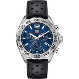 Tag Heuer Formula 1 Chronograph Blue Dial Black Rubber Strap Watch for Men - CAZ101K.FT8024 Authentic Buy Shop Now