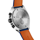 Tag Heuer Formula 1 Gulf Edition Blue Dial Blue Leather Strap Watch for Men - CAZ101N.FC8243 Authentic Buy Shop Now