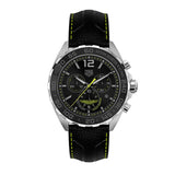 Tag Heuer Formula 1 Aston Martin Black Dial Black Leather Strap Watch for Men - CAZ101P.FC8245 Authentic Buy Shop Now