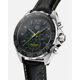 Tag Heuer Formula 1 Aston Martin Black Dial Black Leather Strap Watch for Men - CAZ101P.FC8245 Authentic Buy Shop Now