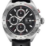 Tag Heuer Formula 1 Calibre 16 Black Dial Black Leather Strap Watch for Men - CAZ2010.FT8024 Authentic Buy Shop Now