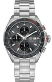 Tag Heuer Formula 1 Automatic Chronograph Grey Dial Silver Strap Watch for Men - CAZ2012.BA0876 Authentic Buy Shop Now