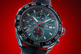 Tag Heuer Formula 1 Mario Kart Chronograph Black Dial Black Leather Strap Watch for Men - CAZ201E.FC6517 Authentic Buy Shop Now