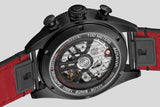 Tag Heuer Autavia Chronometer Flyback Chronograph Black Dial Black Leather Strap Watch for Men - CBE511C.FC8280 Authentic Buy Shop Now