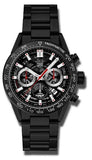 Tag Heuer Carrera Automatic Chronograph Black Dial Black Steel Strap Watch for Men - CBG2090.BH0661 Authentic Buy Shop Now