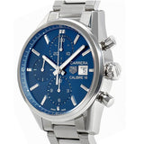 Tag Heuer Carrera Chronograph 41mm Blue Dial Silver Steel Strap Watch for Men - CBK2112.BA0715 Authentic Buy Shop Now