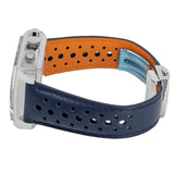 Tag Heuer Monaco Gulf Automatic Chronograph Blue Dial Blue Leather Strap Watch for Men - CBL2115.FC6494 Authentic Buy Shop Now
