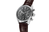 Tag Heuer Carrera Chronograph Grey Dial Brown Leather Strap Watch for Men - CBN2012.FC6483 Authentic Buy Shop Now