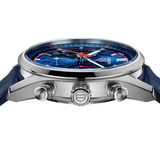 Tag Heuer Carrera Chronograph Blue Dial Blue Leather Strap Watch for Men - CBN201D.FC6543 Authentic Buy Shop Now