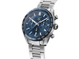 Tag Heuer Carrera Chronograph Blue Dial Silver Steel Strap Watch for Men - CBN2A1A.BA0643 Authentic Buy Shop Now