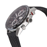 Tag Heuer Carrera Chronograph Black Dial Black Rubber Strap Watch for Men - CBN2A1AA.FT6228 Authentic Buy Shop Now