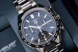 Tag Heuer Carrera Automatic Chronograph Black Dial Silver Steel Strap Watch for Men - CBN2A1B.BA0643 Authentic Buy Shop Now