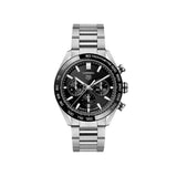 Tag Heuer Carrera Automatic Chronograph Black Dial Silver Steel Strap Watch for Men - CBN2A1B.BA0643 Authentic Buy Shop Now