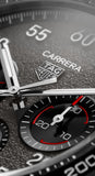 Tag Heuer Carrera Porsche Chronograph Special Edition Black Dial Black Leather Strap Watch for Men - CBN2A1F.FC6492 Authentic Buy Shop Now
