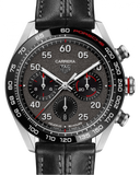 Tag Heuer Carrera Porsche Chronograph Special Edition Black Dial Black Leather Strap Watch for Men - CBN2A1F.FC6492 Authentic Buy Shop Now