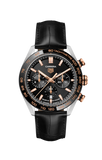 Tag Heuer Carrera Chronograph Black Dial Black Leather Strap Watch for Men - CBN2A5A.FC6481 Authentic Buy Shop Now