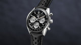 Tag Heuer Carrera Automatic Chronograph Black Dial Black Leather Strap Watch for Men - CBS2210.FC6534 Authentic Buy Shop Now
