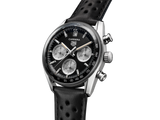 Tag Heuer Carrera Automatic Chronograph Black Dial Black Leather Strap Watch for Men - CBS2210.FC6534 Authentic Buy Shop Now