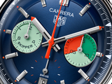 Tag Heuer Carrera Skipper Automatic Chronograph Blue Dial Blue Nylon Strap Watch for Men - CBS2213.FN6002 Authentic Buy Shop Now