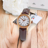 Tissot T Classic Carson White Dial Brown Leather Strap Watch For Women - T085.207.36.013.00 Authentic Buy Shop Now