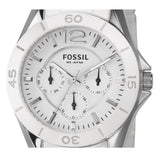 Fossil Ceramic White Dial White Ceramic Strap Watch for Women - CE1002 Authentic Buy Shop Now