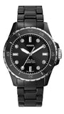 Fossil FB-01 Three-Hand Black Dial Black Ceramic Strap Watch for Women - CE1108 Authentic Buy Shop Now