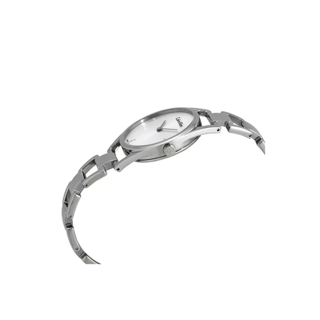 Calvin Klein Dainty Diamonds Silver Dial Sliver Steel Strap Watch for Women - K7L2314T Authentic Buy Shop Now