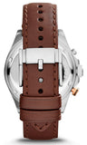 Fossil Wakefield Black Dial Brown Leather Strap Watch for Men - CH2944 Authentic Buy Shop Now
