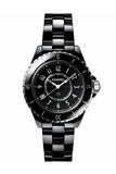 Chanel J12 Quartz Black Dial Black Steel Strap Watch for Women - J12 H5695 Authentic Buy Shop Now