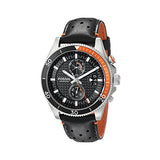 Fossil Wakefield Chronograph Black Dial Black Leather Strap Watch for Men - CH2953 Authentic Buy Shop Now