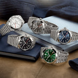 Breitling Chronomat GMT 40 Blue Dial Silver Steel Strap Watch for Men - A32398101C1A1 Authentic Buy Shop Now