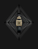 Versace VD-25 Diamonds Black Dial Black Leather Strap Watch for Women - VQF020015 Authentic Buy Shop Now