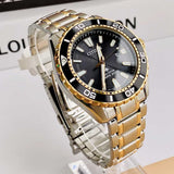 Citizen Eco Drive Promaster Diver Black Dial Two Tone Steel Strap Watch For Men - BN0194-57E Authentic Buy Shop Now