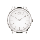 Calvin Klein Simplicity White Dial Silver Steel Strap Watch for Women - K4323126 Authentic Buy Shop Now