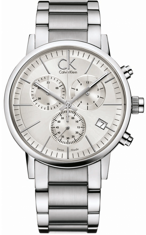 Calvin Klein Post Minimal White Dial Silver Steel Strap Watch for Men - K7627126 Authentic Buy Shop Now