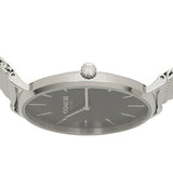 Coach Charles Black Dial Silver Mesh Bracelet Watch for Men - 14602144 Authentic Buy Shop Now