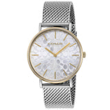 Coach Perry Silver Dial Silver Mesh Bracelet Watch for Women - 14503387 Authentic Buy Shop Now