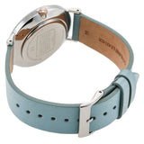 Coach Perry Mother of Pearl White Dial Blue Leather Strap Watch for Women - 14503271 Authentic Buy Shop Now
