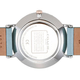Coach Perry Mother of Pearl White Dial Blue Leather Strap Watch for Women - 14503271 Authentic Buy Shop Now