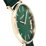 Coach Green Dial Green Leather Strap Watch for Women - 14503383 Authentic Buy Shop Now