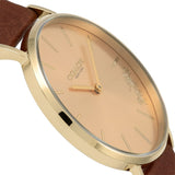 Coach Perry Gold Dial Brown Leather Strap Watch for Women - 14503331 Authentic Buy Shop Now