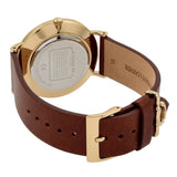 Coach Perry Analog Gold Dial Brown Leather Strap Watch for Women - 14503331-C Authentic Buy Shop Now