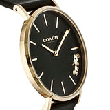 Coach Perry Black Dial Black Leather Strap Watch for Women - 14503333 Authentic Buy Shop Now
