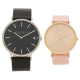 Coach Perry Rose Gold Dial Pink Leather Strap Watch for Women - 14503332-C Authentic Buy Shop Now